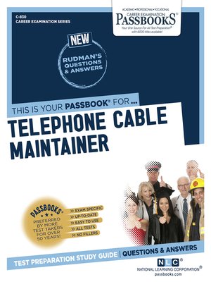 cover image of Telephone Cable Maintainer